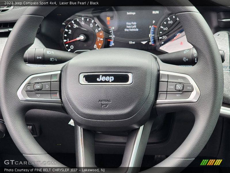 Laser Blue Pearl / Black 2023 Jeep Compass Sport 4x4