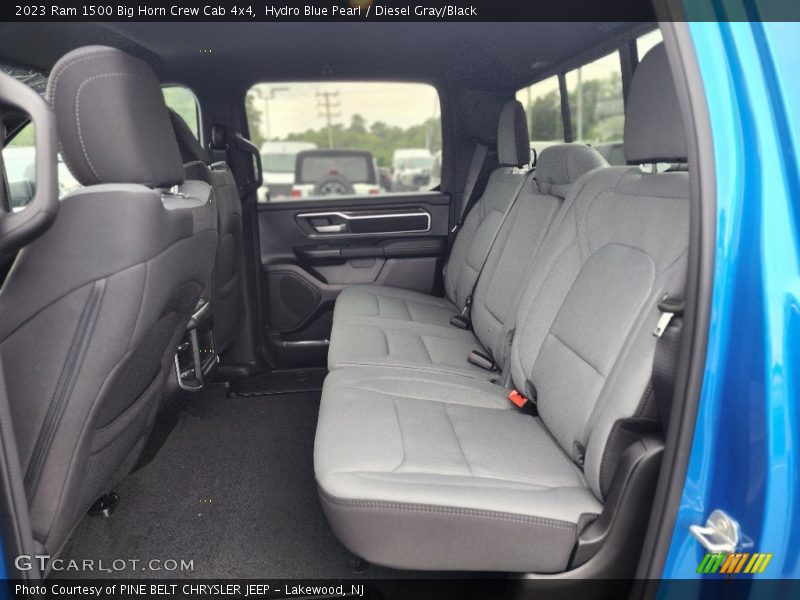 Rear Seat of 2023 1500 Big Horn Crew Cab 4x4