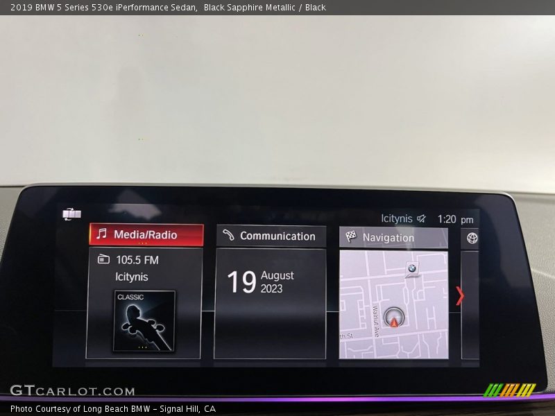 Black Sapphire Metallic / Black 2019 BMW 5 Series 530e iPerformance Sedan