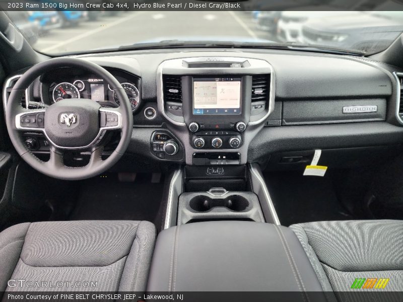Dashboard of 2023 1500 Big Horn Crew Cab 4x4