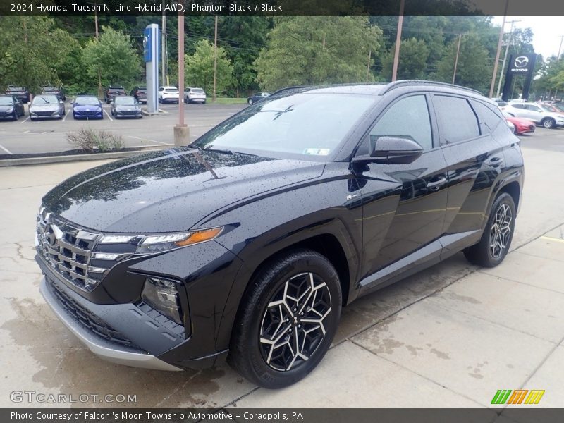 Front 3/4 View of 2024 Tucson N-Line Hybrid AWD