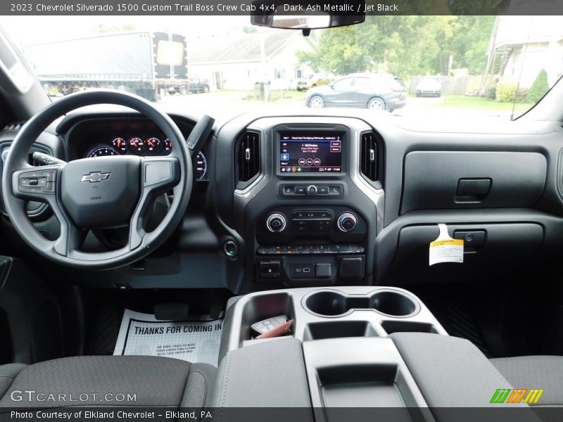 Dark Ash Metallic / Jet Black 2023 Chevrolet Silverado 1500 Custom Trail Boss Crew Cab 4x4