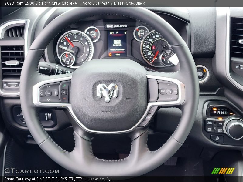  2023 1500 Big Horn Crew Cab 4x4 Steering Wheel