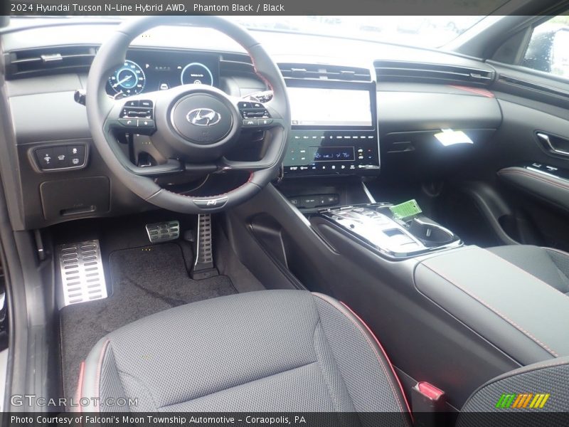  2024 Tucson N-Line Hybrid AWD Black Interior