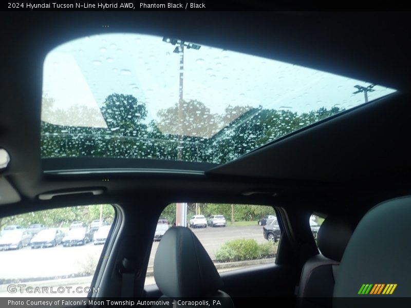 Sunroof of 2024 Tucson N-Line Hybrid AWD