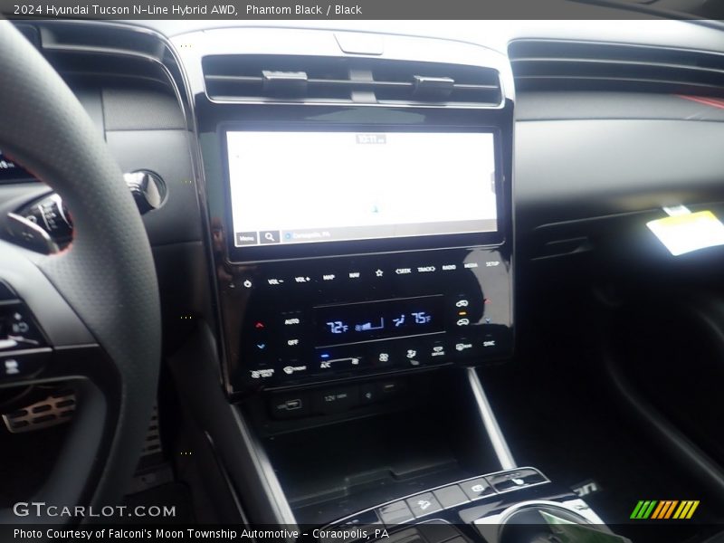 Phantom Black / Black 2024 Hyundai Tucson N-Line Hybrid AWD