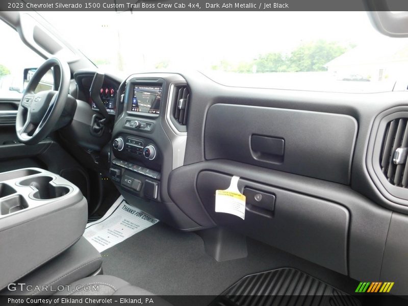 Dark Ash Metallic / Jet Black 2023 Chevrolet Silverado 1500 Custom Trail Boss Crew Cab 4x4