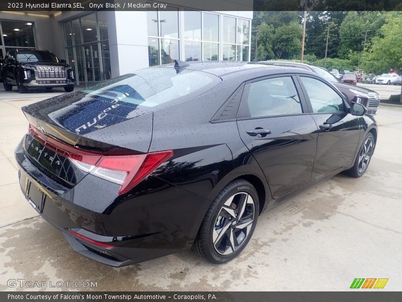 Onyx Black / Medium Gray 2023 Hyundai Elantra SEL