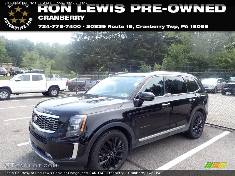Ebony Black / Black 2020 Kia Telluride SX AWD