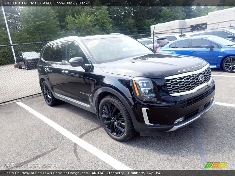 Ebony Black / Black 2020 Kia Telluride SX AWD