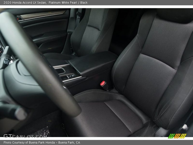 Platinum White Pearl / Black 2020 Honda Accord LX Sedan