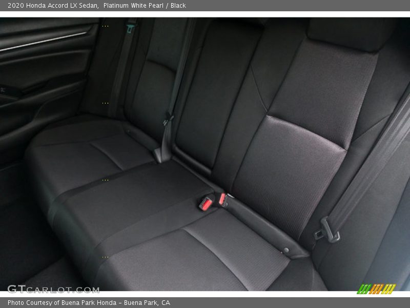 Platinum White Pearl / Black 2020 Honda Accord LX Sedan