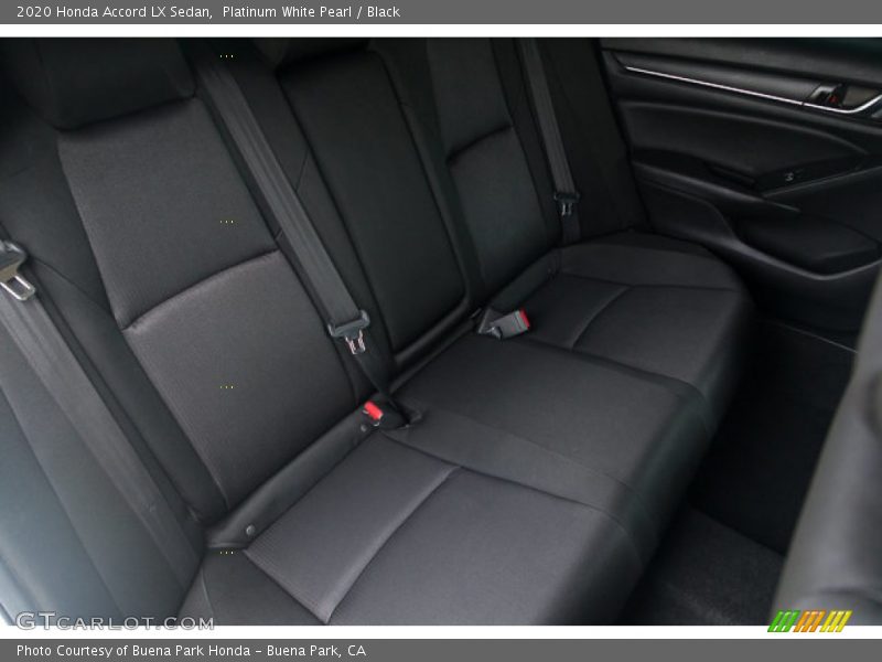 Platinum White Pearl / Black 2020 Honda Accord LX Sedan