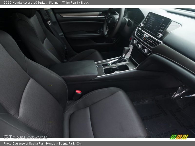 Platinum White Pearl / Black 2020 Honda Accord LX Sedan