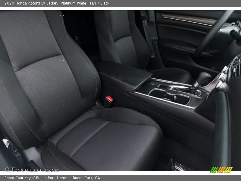 Platinum White Pearl / Black 2020 Honda Accord LX Sedan