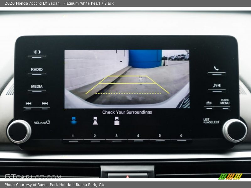 Platinum White Pearl / Black 2020 Honda Accord LX Sedan