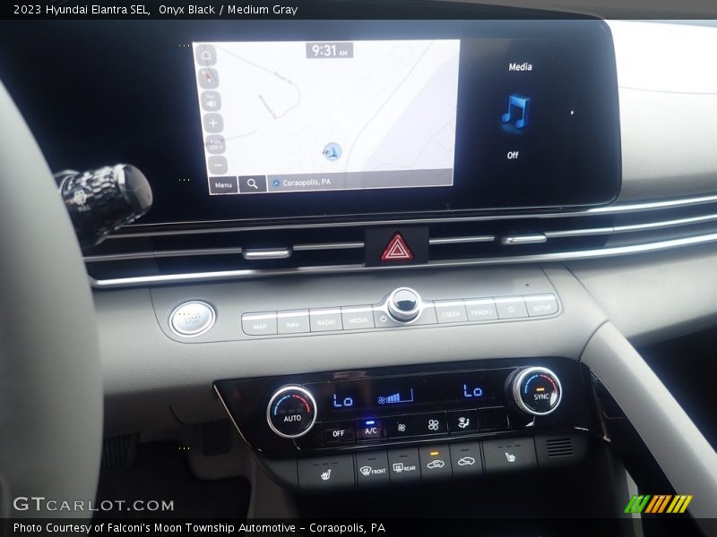 Onyx Black / Medium Gray 2023 Hyundai Elantra SEL