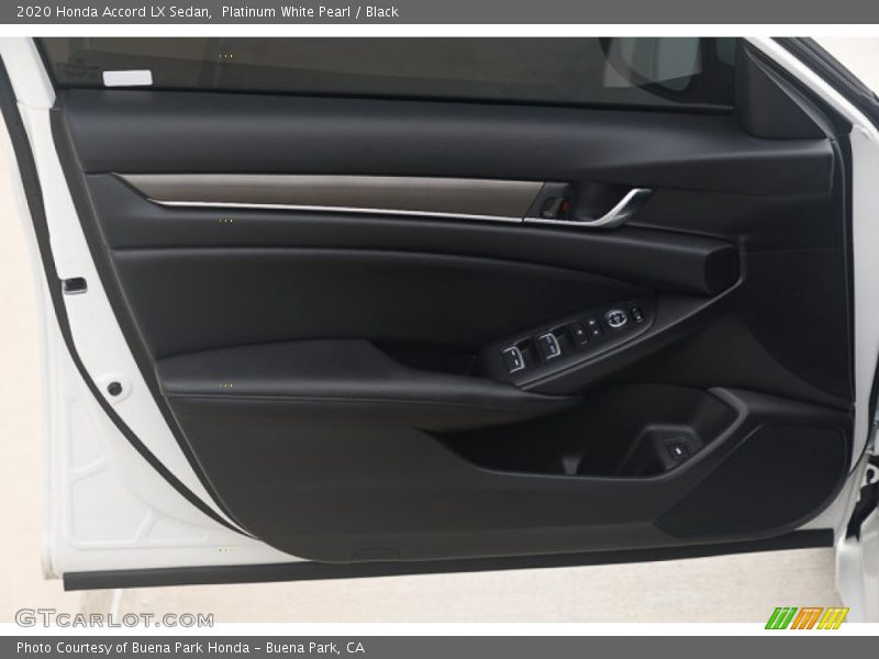 Platinum White Pearl / Black 2020 Honda Accord LX Sedan