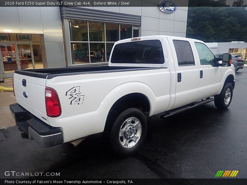 Oxford White / Steel 2016 Ford F250 Super Duty XLT Crew Cab 4x4