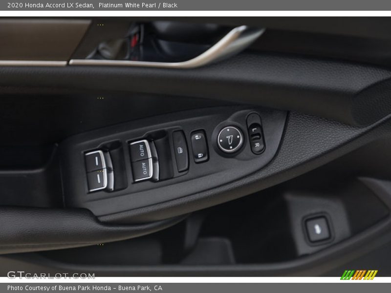 Platinum White Pearl / Black 2020 Honda Accord LX Sedan