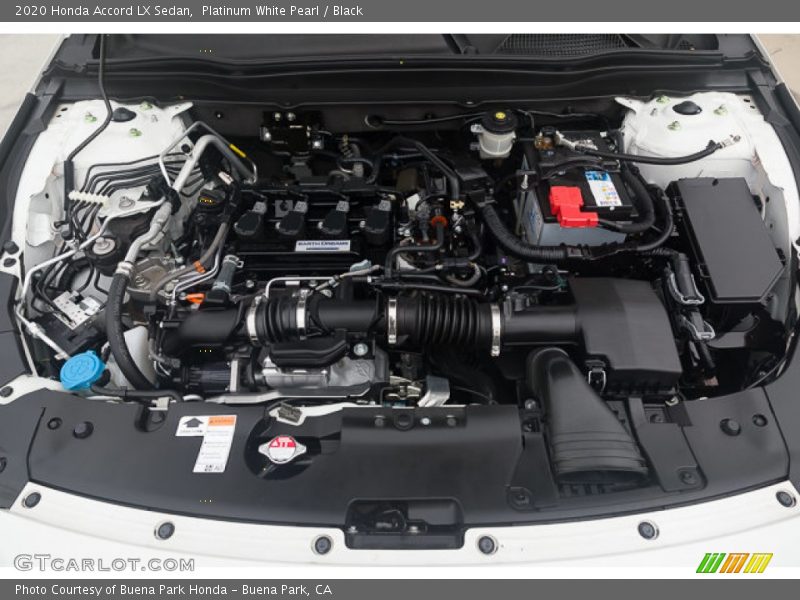 Platinum White Pearl / Black 2020 Honda Accord LX Sedan