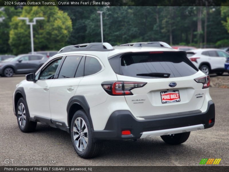 Crystal White Pearl / Slate Black 2024 Subaru Outback Touring