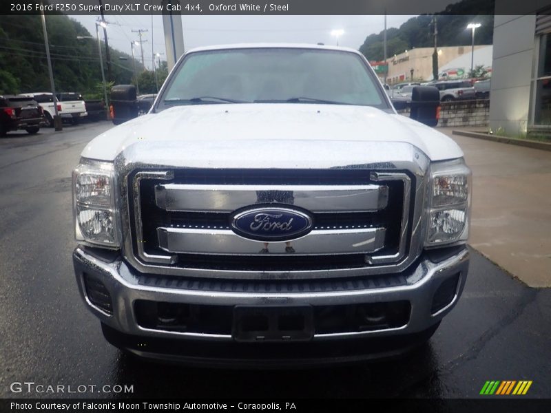 Oxford White / Steel 2016 Ford F250 Super Duty XLT Crew Cab 4x4
