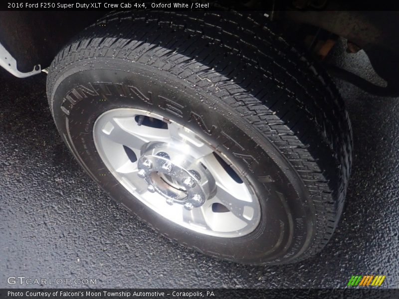 Oxford White / Steel 2016 Ford F250 Super Duty XLT Crew Cab 4x4
