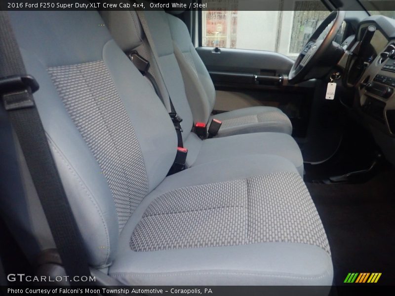 Oxford White / Steel 2016 Ford F250 Super Duty XLT Crew Cab 4x4