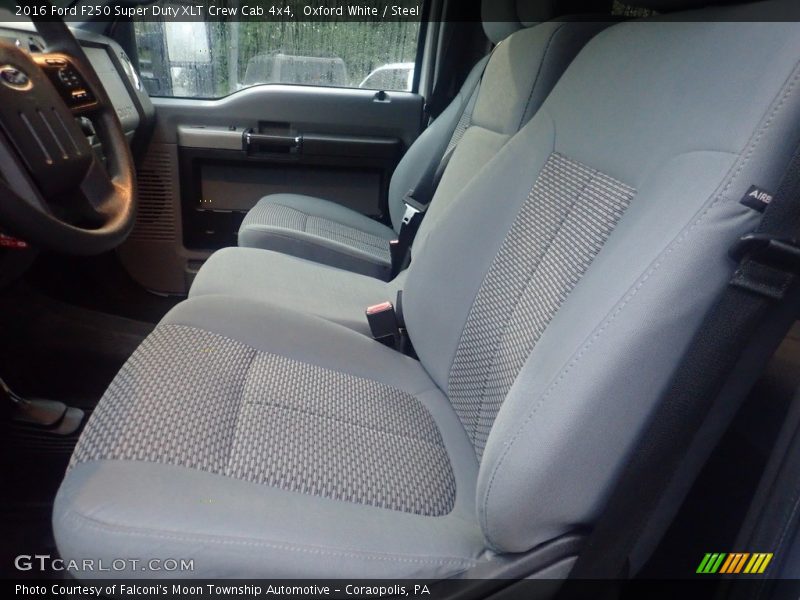 Oxford White / Steel 2016 Ford F250 Super Duty XLT Crew Cab 4x4