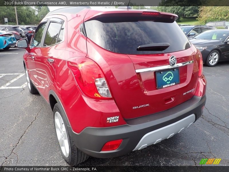 Winterberry Red Metallic / Ebony 2016 Buick Encore Convenience AWD