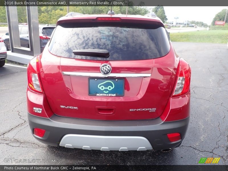 Winterberry Red Metallic / Ebony 2016 Buick Encore Convenience AWD