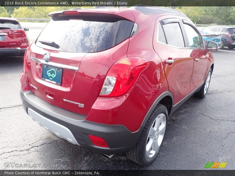 Winterberry Red Metallic / Ebony 2016 Buick Encore Convenience AWD