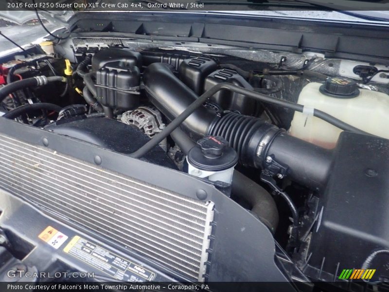 Oxford White / Steel 2016 Ford F250 Super Duty XLT Crew Cab 4x4
