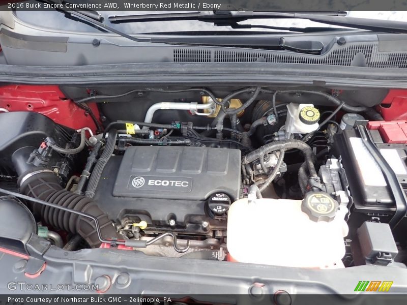  2016 Encore Convenience AWD Engine - 1.4 Liter Turbocharged DOHC 16-Valve VVT 4 Cylinder