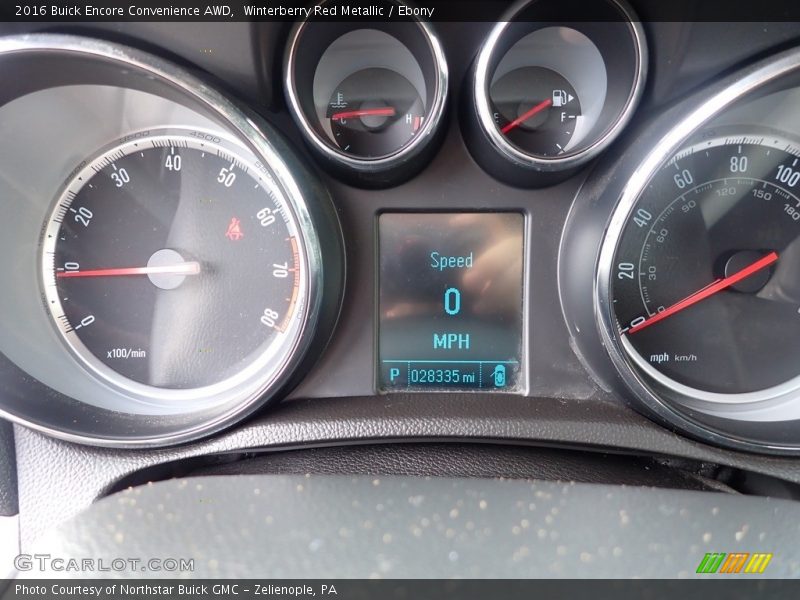  2016 Encore Convenience AWD Convenience AWD Gauges