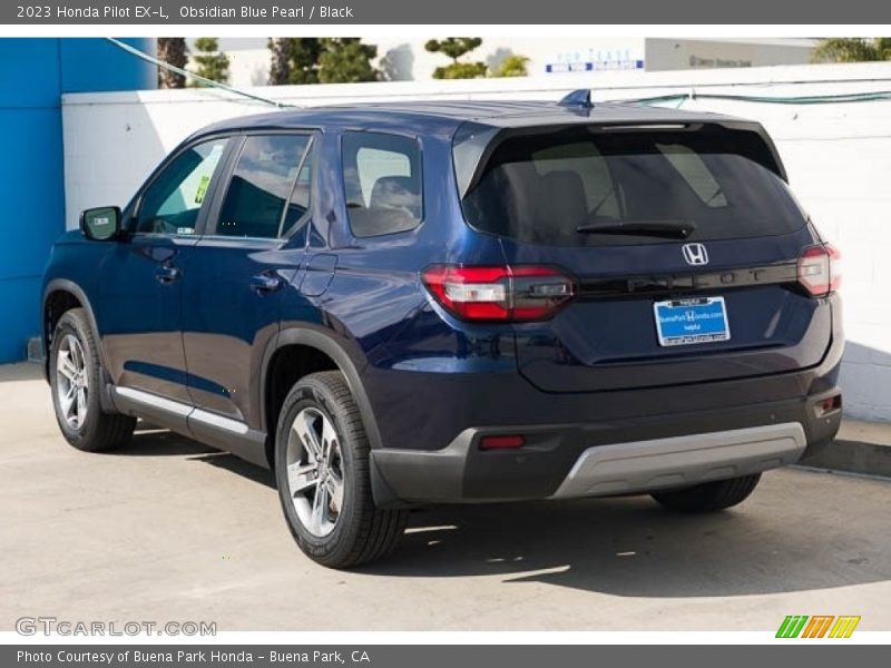 Obsidian Blue Pearl / Black 2023 Honda Pilot EX-L