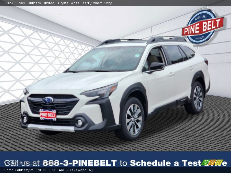 Crystal White Pearl / Warm Ivory 2024 Subaru Outback Limited