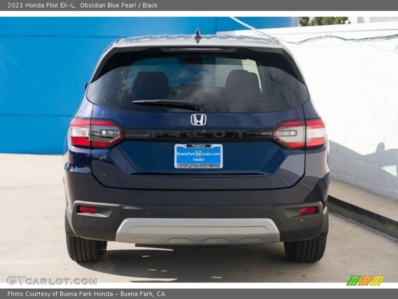 Obsidian Blue Pearl / Black 2023 Honda Pilot EX-L