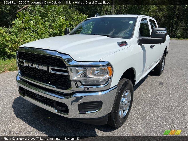 Bright White / Diesel Gray/Black 2024 Ram 2500 Tradesman Crew Cab 4x4