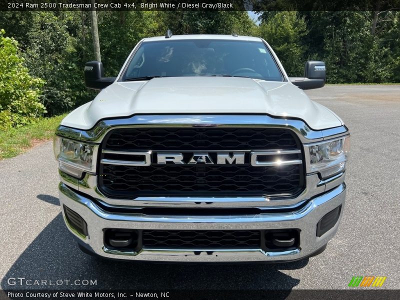 Bright White / Diesel Gray/Black 2024 Ram 2500 Tradesman Crew Cab 4x4