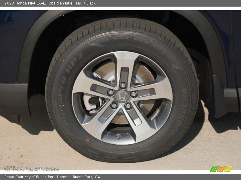 Obsidian Blue Pearl / Black 2023 Honda Pilot EX-L