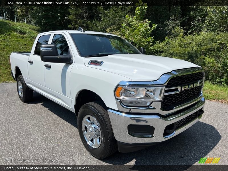 Bright White / Diesel Gray/Black 2024 Ram 2500 Tradesman Crew Cab 4x4