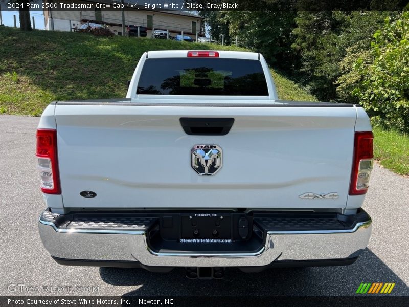 Bright White / Diesel Gray/Black 2024 Ram 2500 Tradesman Crew Cab 4x4