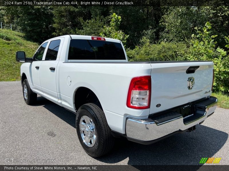 Bright White / Diesel Gray/Black 2024 Ram 2500 Tradesman Crew Cab 4x4