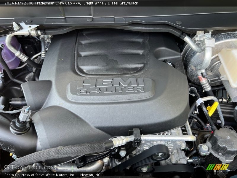 Bright White / Diesel Gray/Black 2024 Ram 2500 Tradesman Crew Cab 4x4