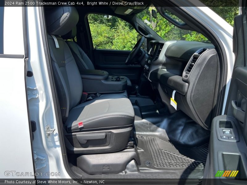 Bright White / Diesel Gray/Black 2024 Ram 2500 Tradesman Crew Cab 4x4