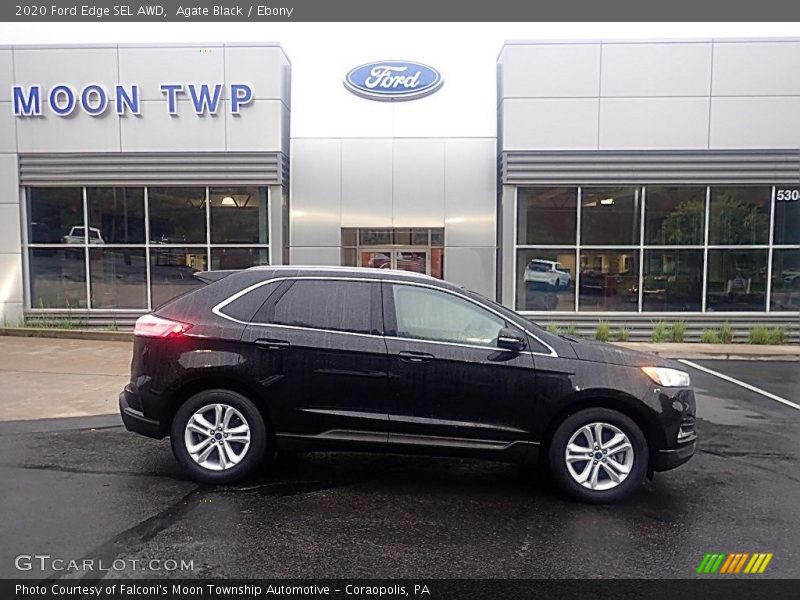 Agate Black / Ebony 2020 Ford Edge SEL AWD