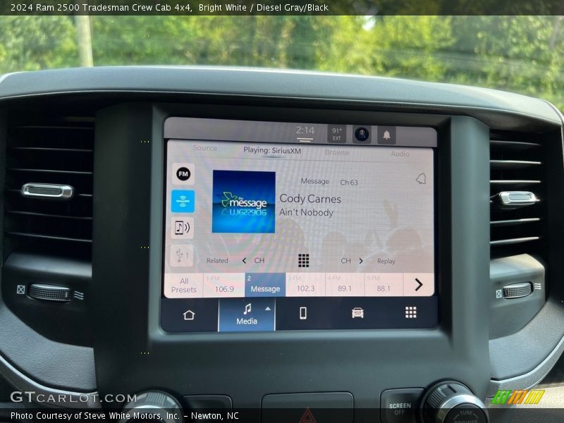 Audio System of 2024 2500 Tradesman Crew Cab 4x4