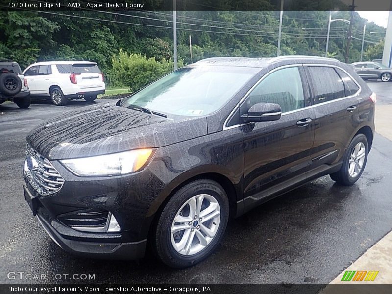 Agate Black / Ebony 2020 Ford Edge SEL AWD